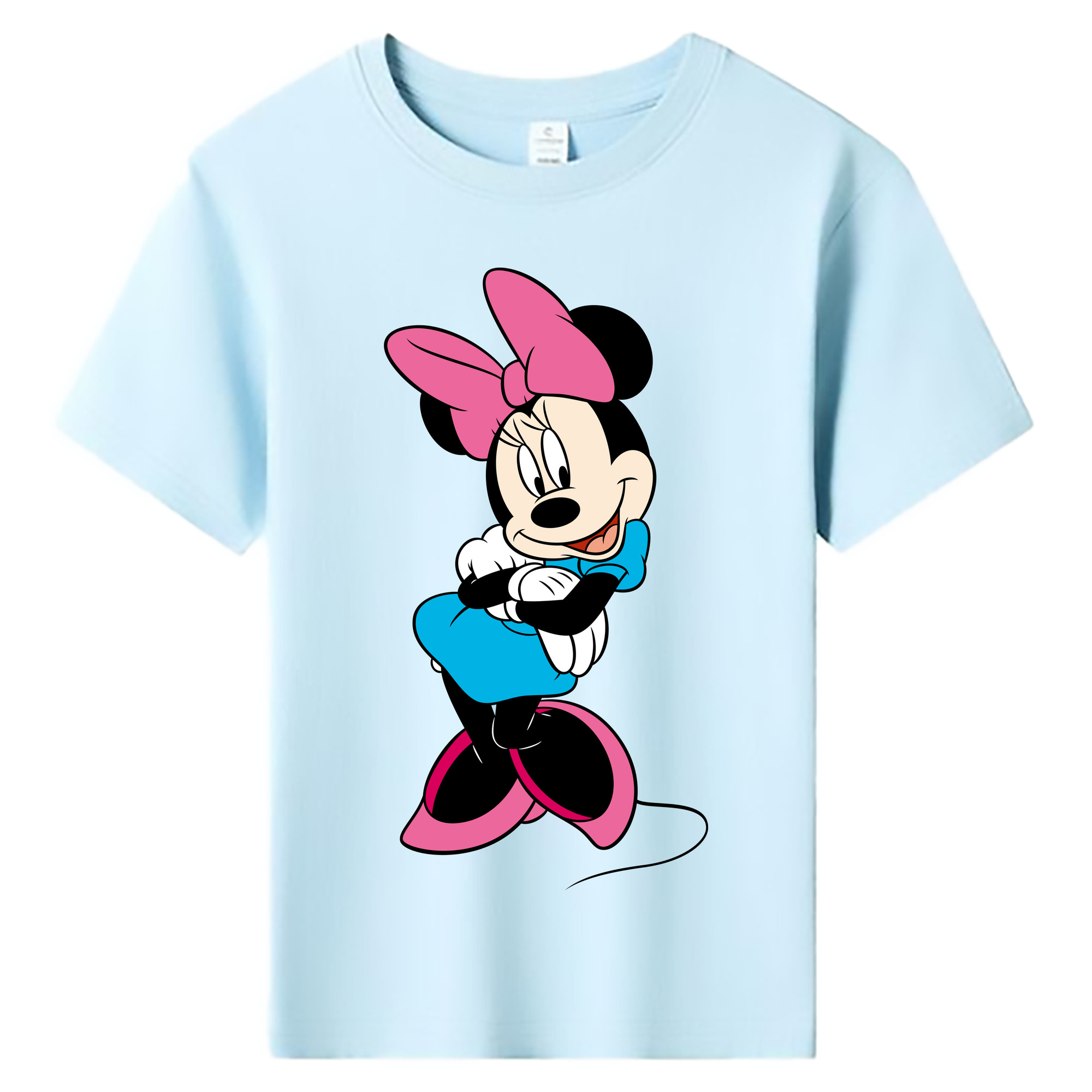 ミッキーマウス Mickey Mouse 綿100％キッズTシャツ（フロントプリント）